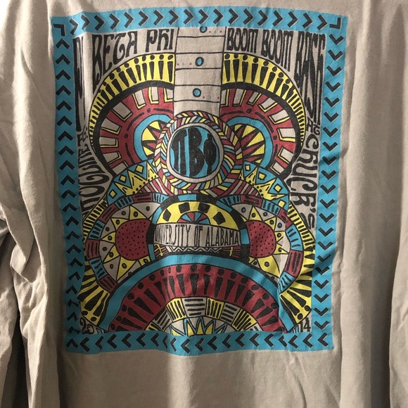 Long sleeve pi phi sorority party T-shirt. University of Alabama, 2014 - Picture 2 of 3